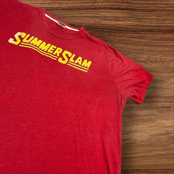 Homage WWE Summer Slam T-Shirt Red XXL 2021 Graphic Tee Wrestling Men's - Picture 2 of 6